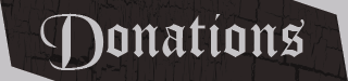 Gothic Twitch panel for donations