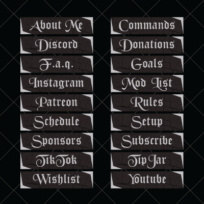 Free Gothic Panel Bundle