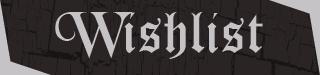 Gothic Twitch panel showing wishlist items