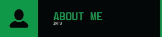 Modern Twitch panel displaying About Me information