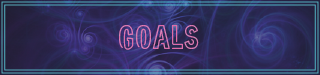 Retro Twitch panel outlining streaming goals