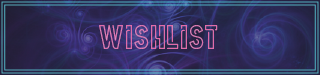 Retro Twitch panel showing wishlist items