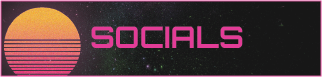Synth Twitch panel showcasing social media links