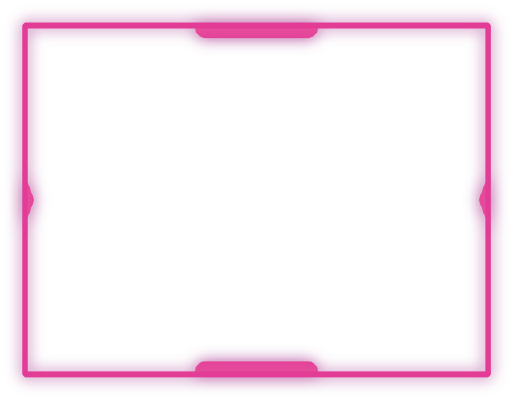 Synth Twitch webcam frame with 4:3 aspect ratio
